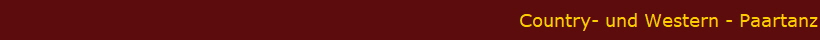 Country- und Western - Paartanz